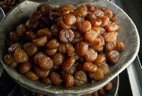 Receta de Castañas en almíbar 